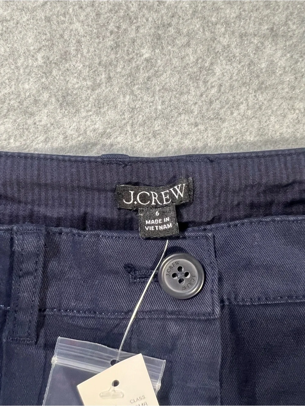 J. Crew Navy Pleated High-Waist Shorts